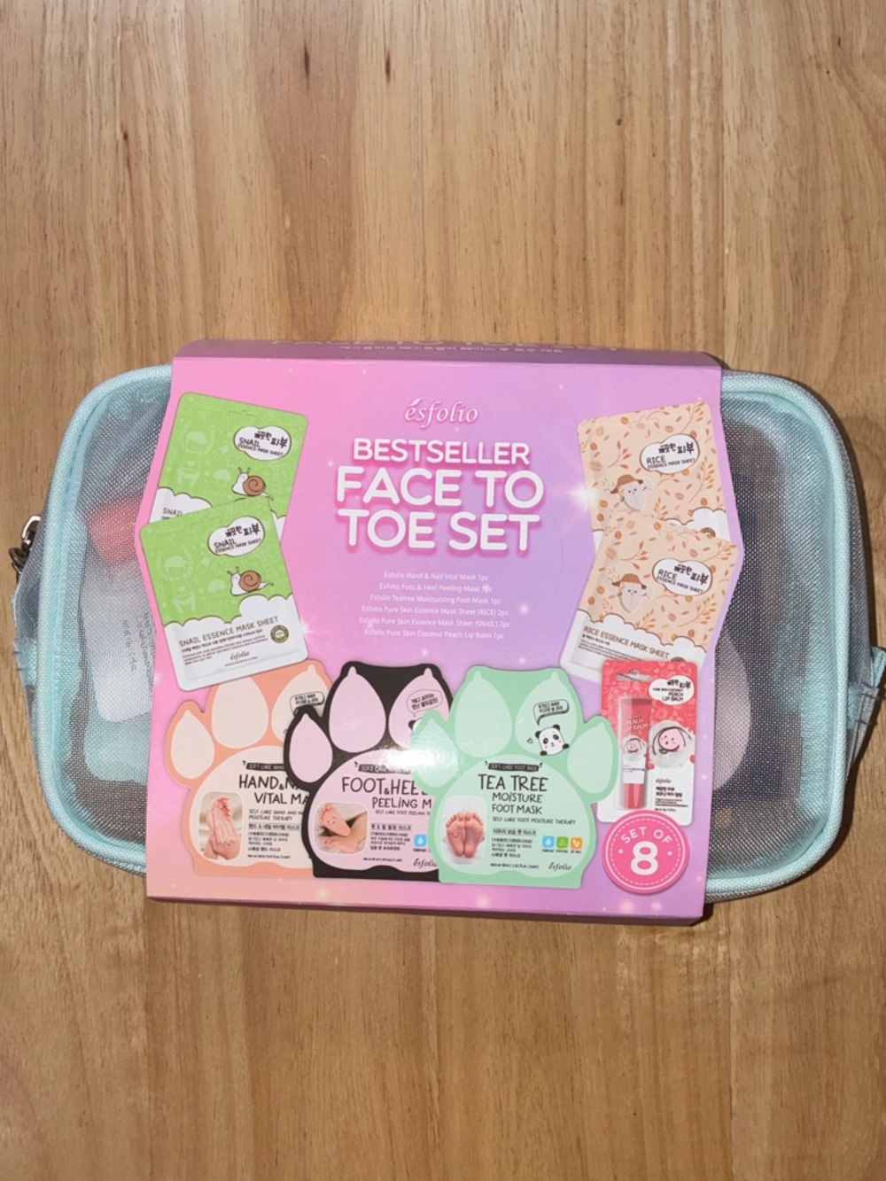ESFOLIO FACE TO TOE BEAUTY SET